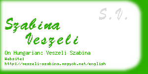 szabina veszeli business card